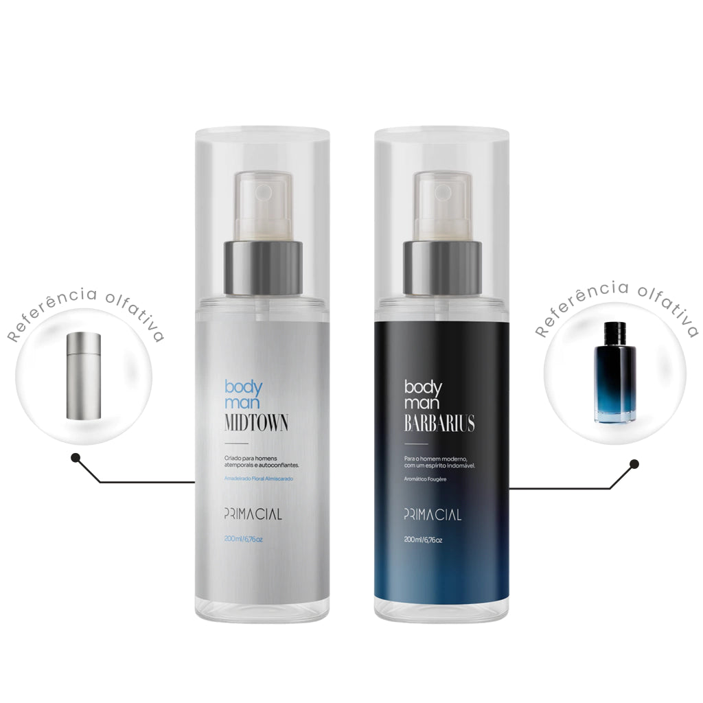 Kit Body Man MIDTOWN + BARBARIUS 200ml