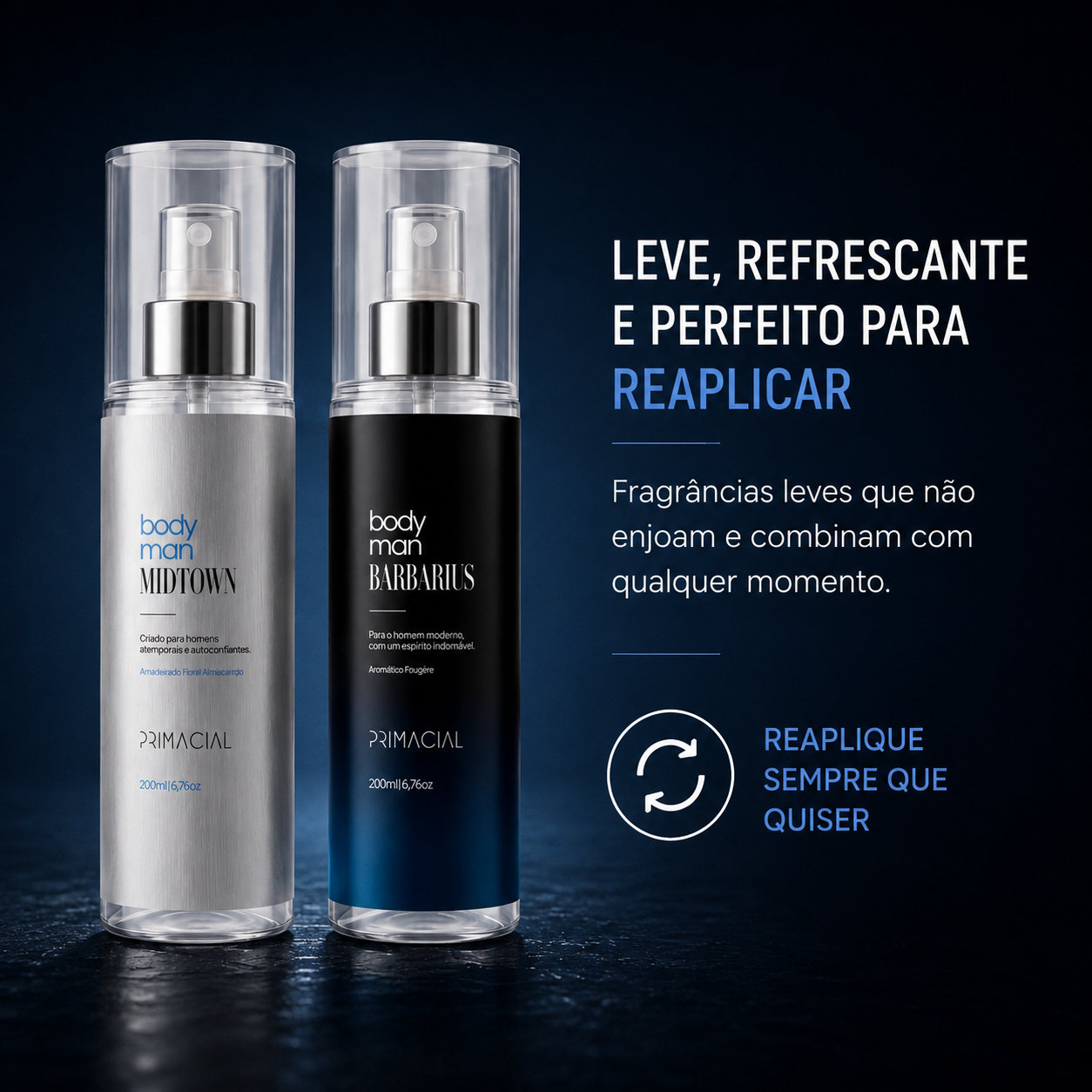 Kit Body Man MIDTOWN + BARBARIUS 200ml