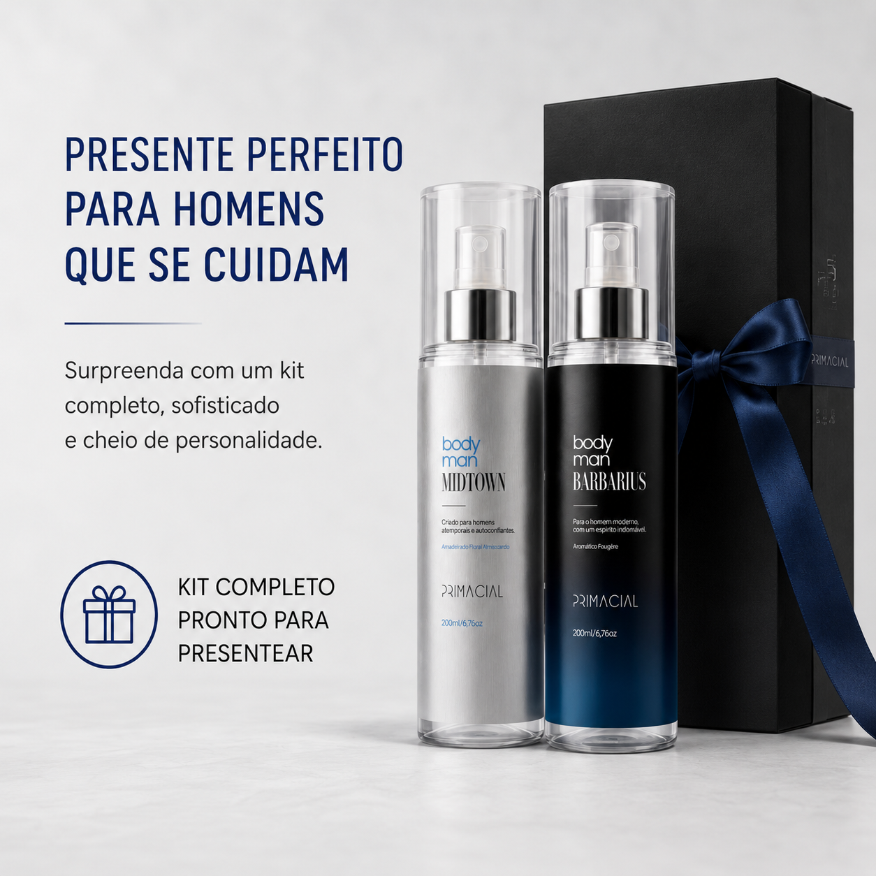 Kit Body Man MIDTOWN + BARBARIUS 200ml