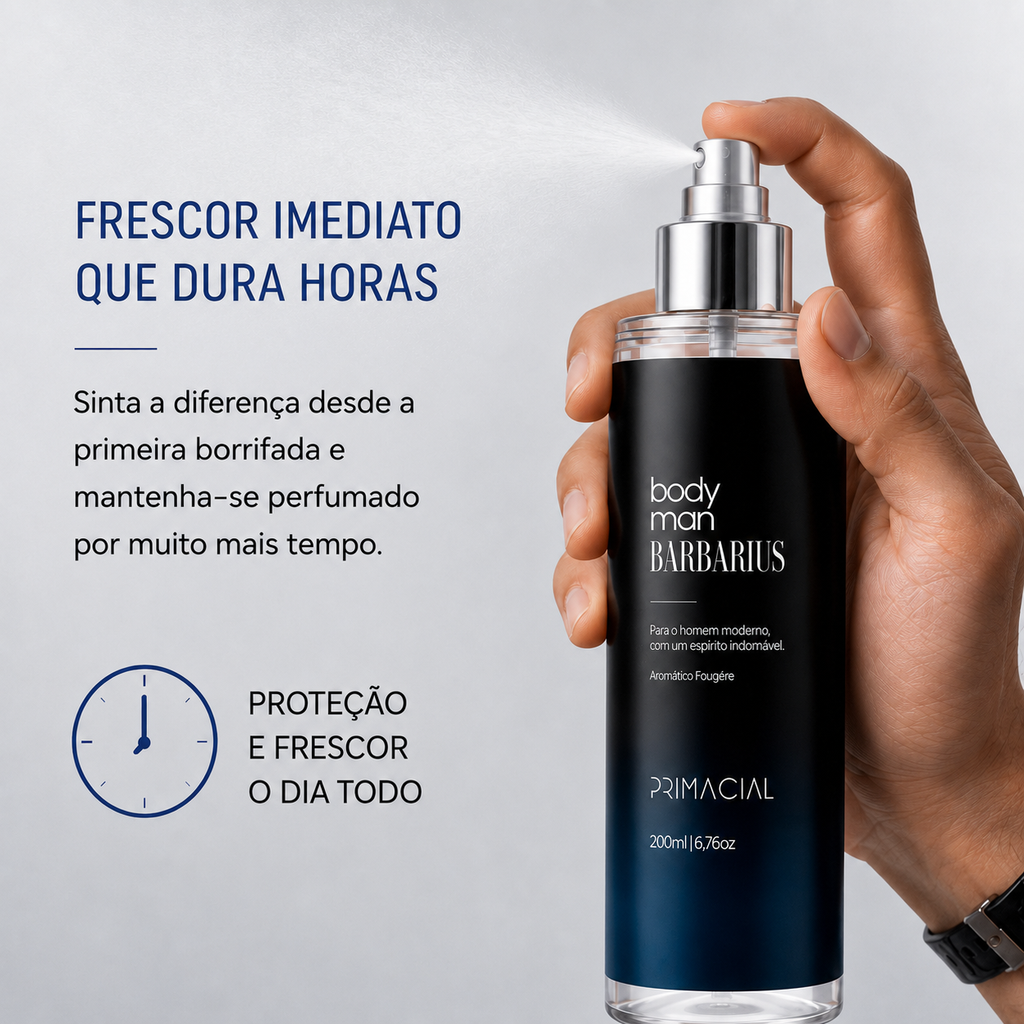 Kit Body Man MIDTOWN + BARBARIUS 200ml