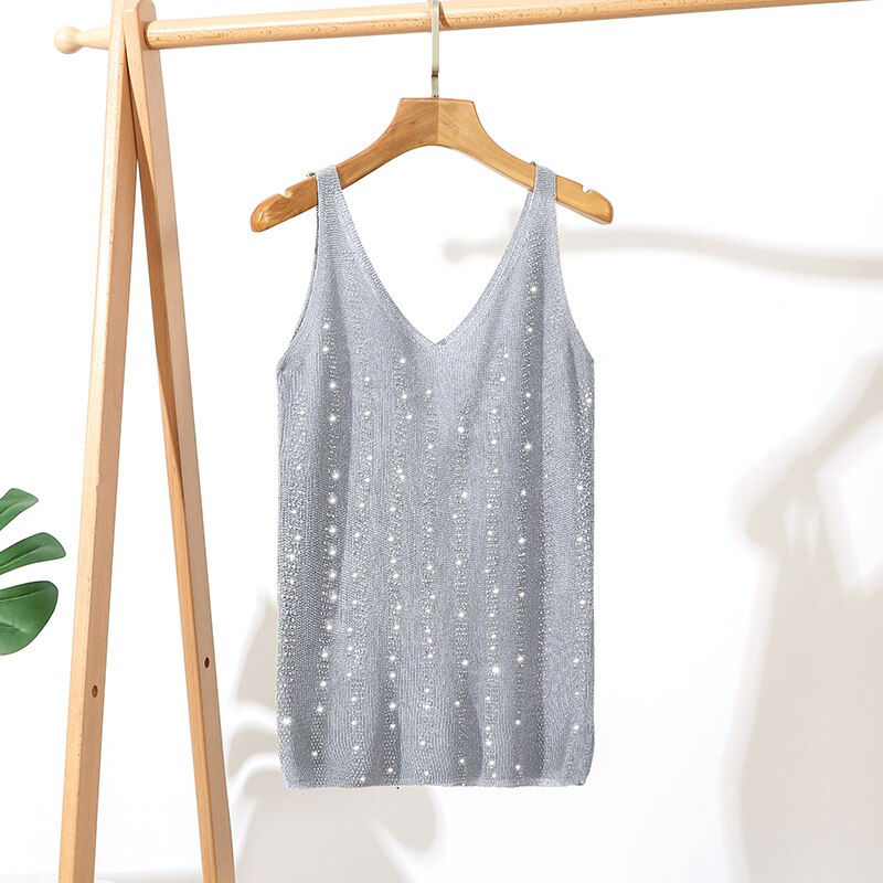 Blusa Regata Lurex Cler